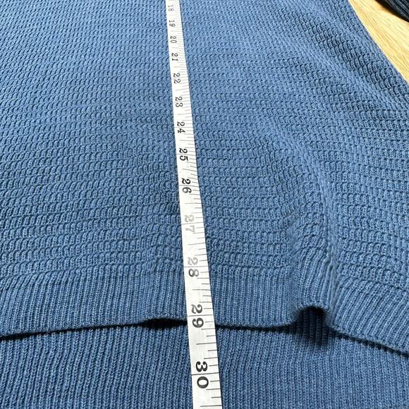 Ted Baker NWT Sett Long Sleeve Textured Crew Neck Bright Blue Men's Size 4 Large - Picture 11 of 11